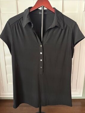 Alfani Black Button Down Shirt